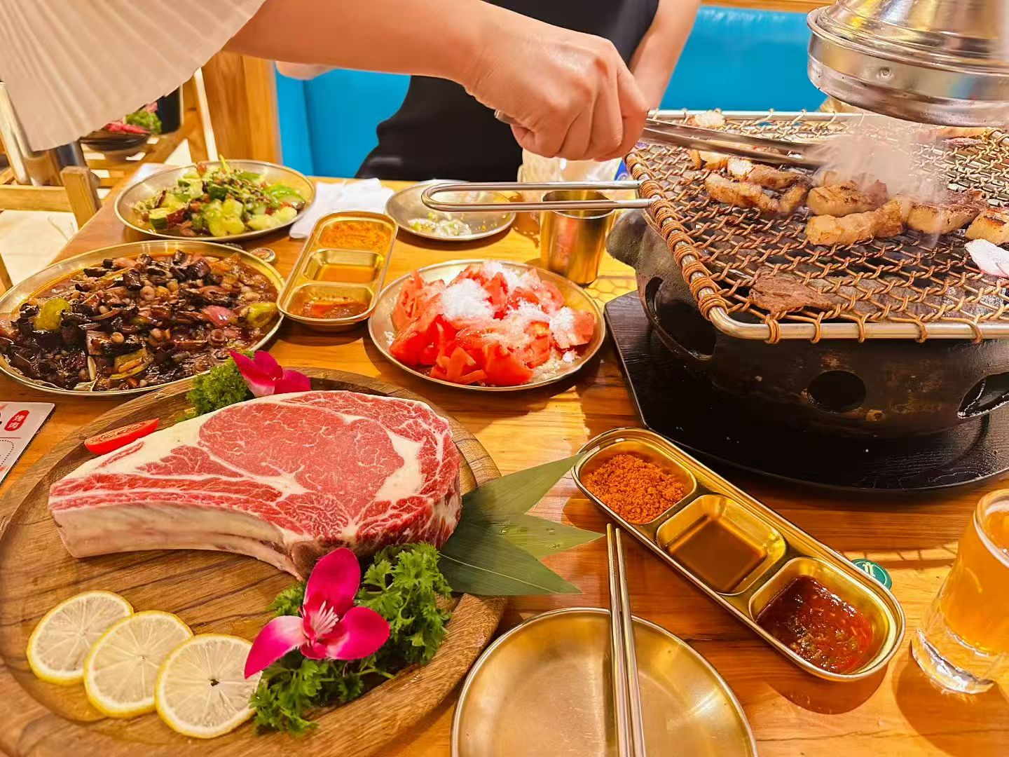 祁淑英爱吃的烤牛肉